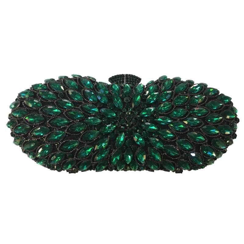 Luxe avondtassen met kristallen, luxe handtassen, damestassen met diamanten, strass-steentjes, dames avondtassen met buidels