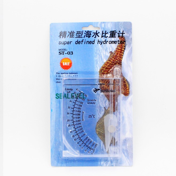 Sea Water Density Meter Sea Water Density Meter Hydrometer for Aquarium Sea Water Salinity Meter