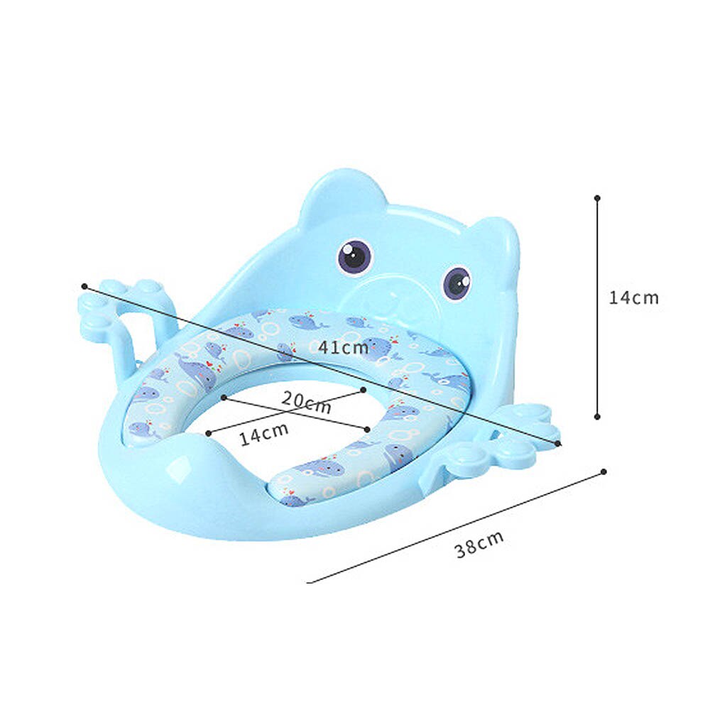 5 Colors Child Potty Toilet Trainer Potty Training Toilet Handle Backrest Toddlers Anti-Slip Toilet Training Seat Dropshiping