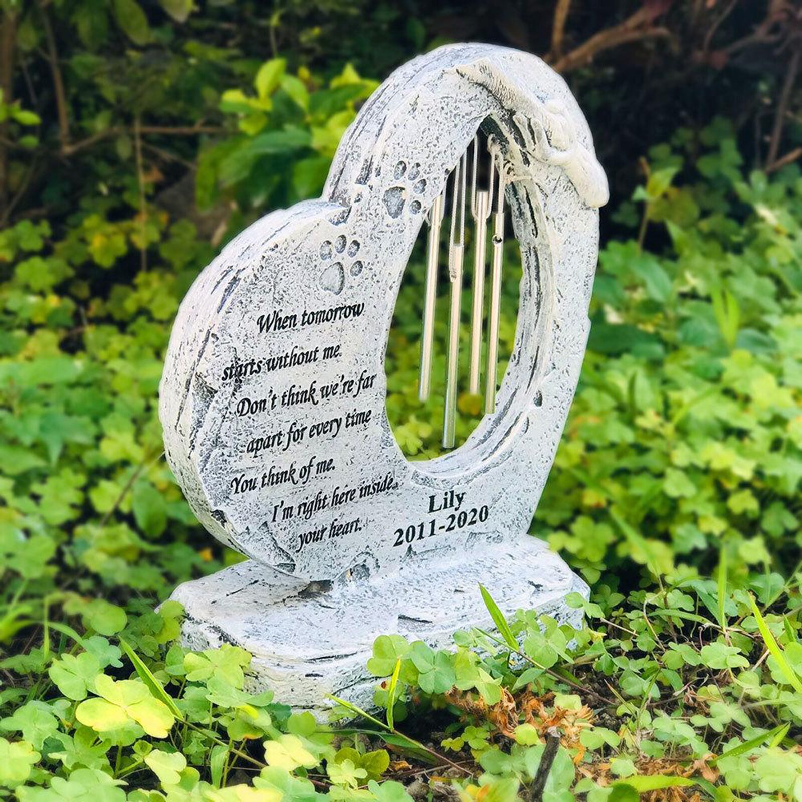 Pierre tombale Pet Memorial Pierre Tombe Pet Pierre Tombale Memorial Ornement