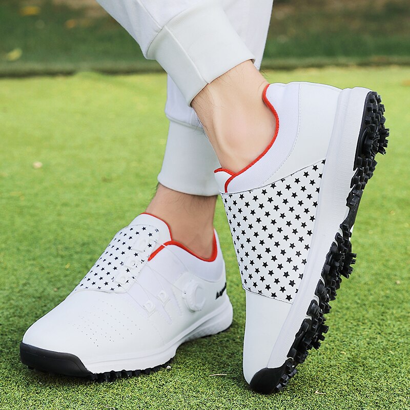Autumn Golf Trainers Shoes Men White Waterproof Golfing Sneakers Male Big Size 39-47 Golf Sneakers