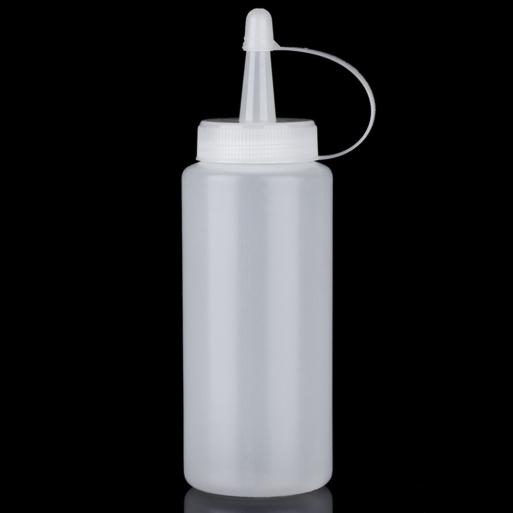 Bouteille à presser en plastique avec capuchon, 4 tailles, pour chocolat, outil de décoration de gâteaux, pain, pâtisserie, Dessert, distributeur de condiments