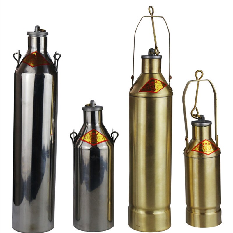 500ML Copper /Stainless Steel Liquid Oil Sampling Bucket Petroleum Asphalt Sampler Weighted Beaker Samplers