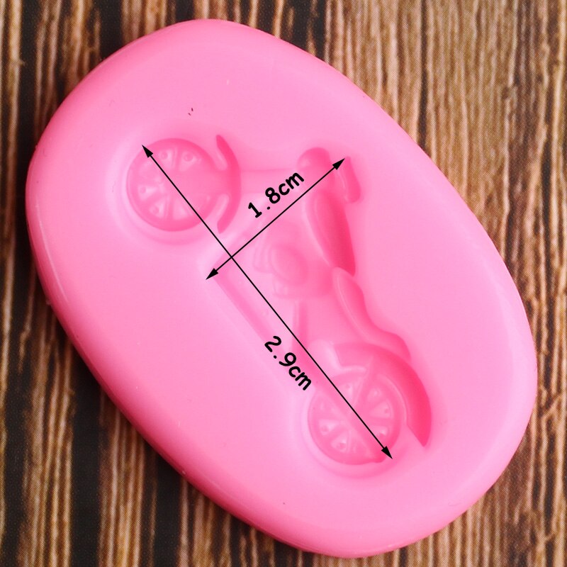 thumbnail image 2 of Motorcycle Silicone Mold #230 – For Fondant, Cupcake, Candy, Sugarcraft, Resin 2 of 6