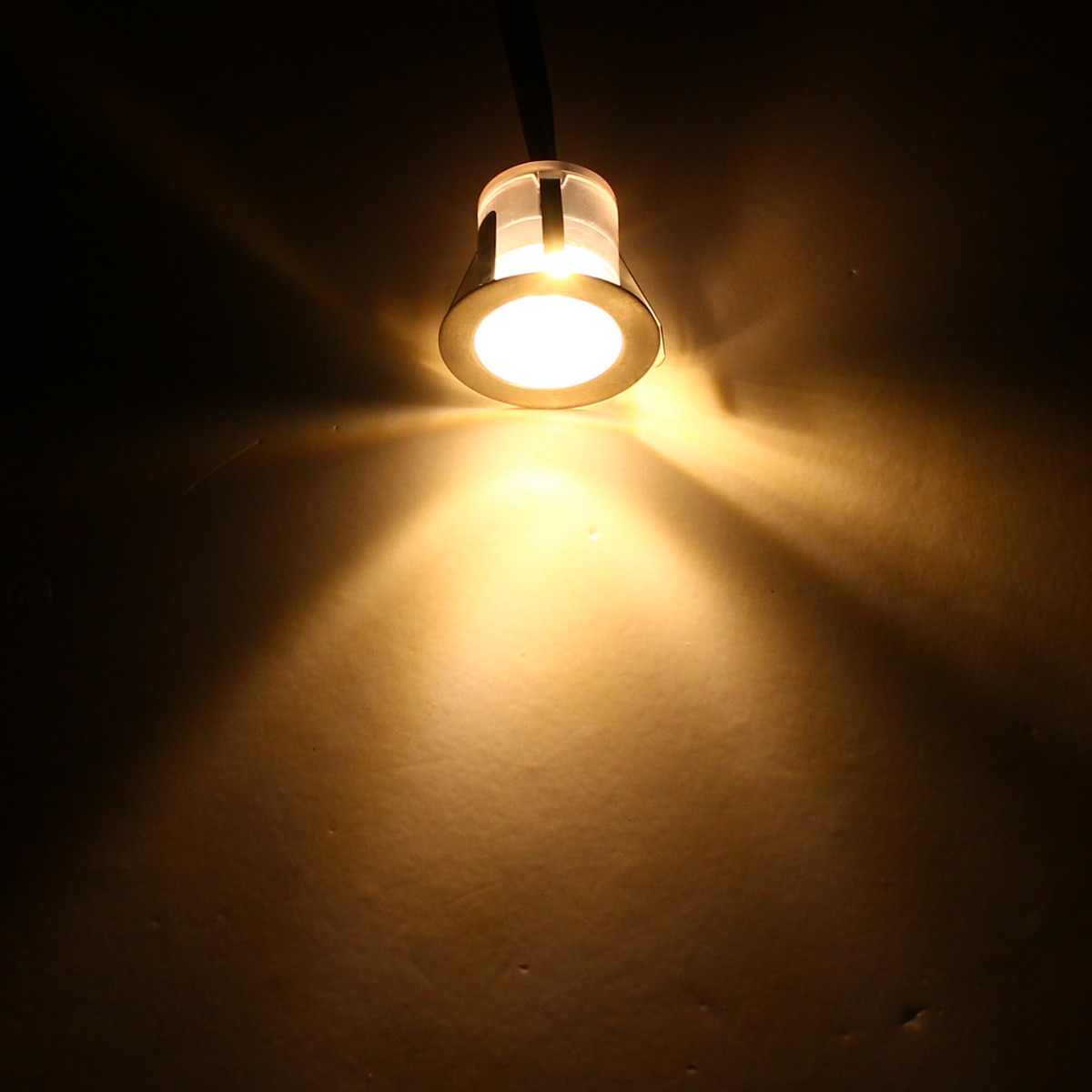 Minifoco de luz Led RGB a prueba de agua, foco empotrable, luz de paso para escaleras, suelo, reflector para escaleras, accesorio de iluminación para escaleras