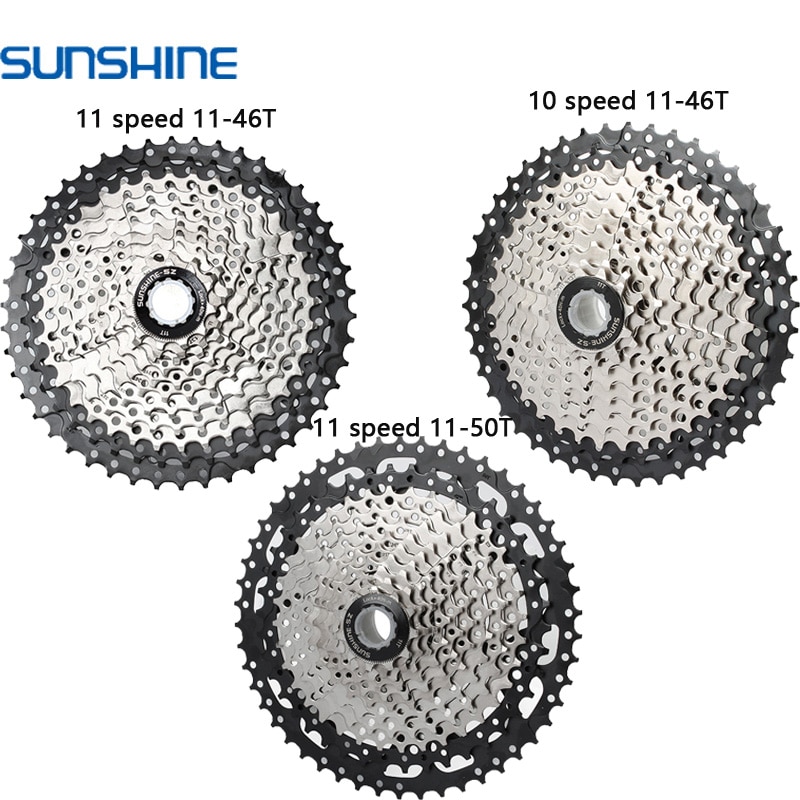 SONNENSCHEIN MTB Fahrrad Freilauf 11-32/36/40/42/46/50T Fahrrad Schwungrad 8/9/10/11S Geschwindigkeit Kassette Freilauf