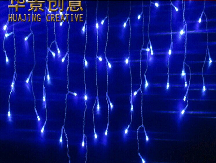 4m-15m festivalgordijnen voor bruiloften, led-strips, ijsbarlampen, slingers voor feestfeeën en kerstverlichting