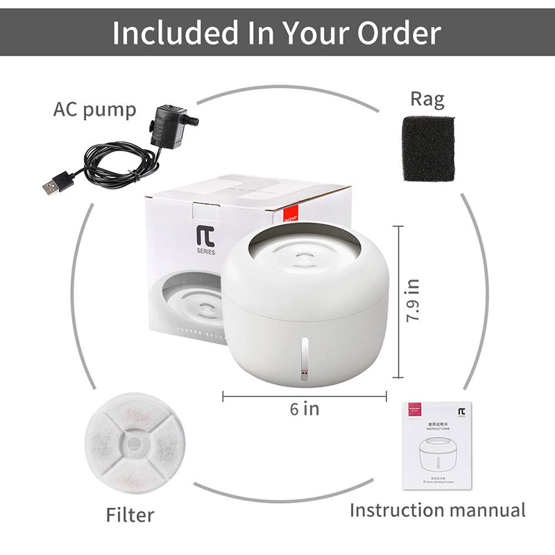 Poidełko-fontanna dla kota USB automatyczna fontanna dla kota dozownik robić wody dla psów z filtrami psy koty wycisz podajnik robić napojów dozownik robić picia