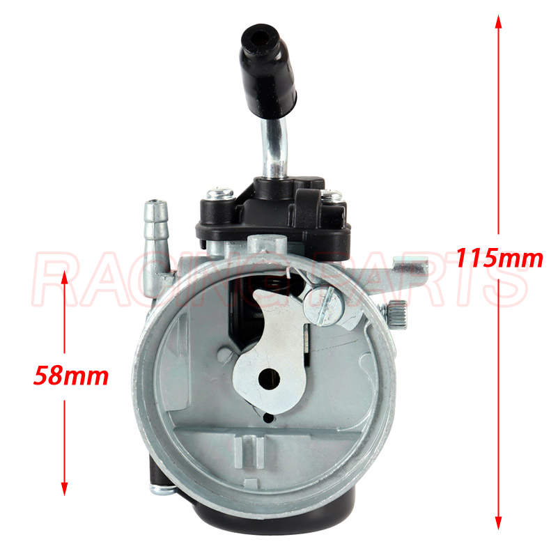 Racing Carb Vergaser 58mm Luftfilter Jets Für 49cc 50cc 60cc 66cc 80cc 2-Takt Motor Gas motorisierte Fahrrad Push Bike