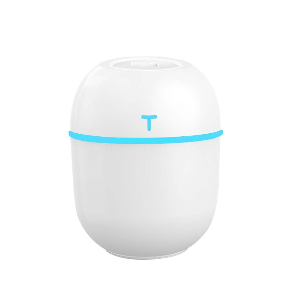 Mini humidificador de aire recargable por USB J01 para coche, hogar, oficina, refresca, humidificación silenciosa: White