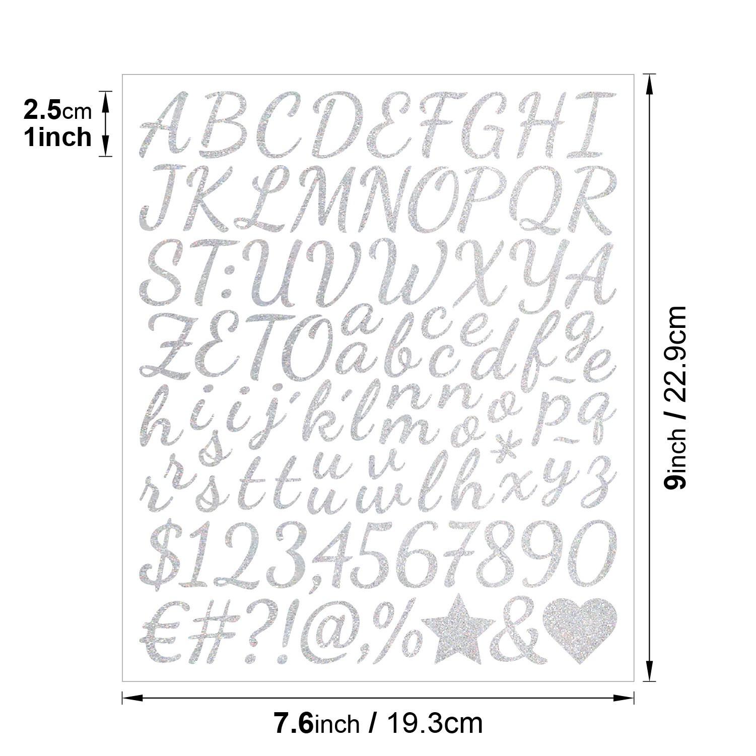 2 sheets Gold Self-Adhesive Vinyl Letters Numbers Alphabet Stickers Mailbox Numbers Sticker for Mailbox, Signs, Home, Window: Burgundy