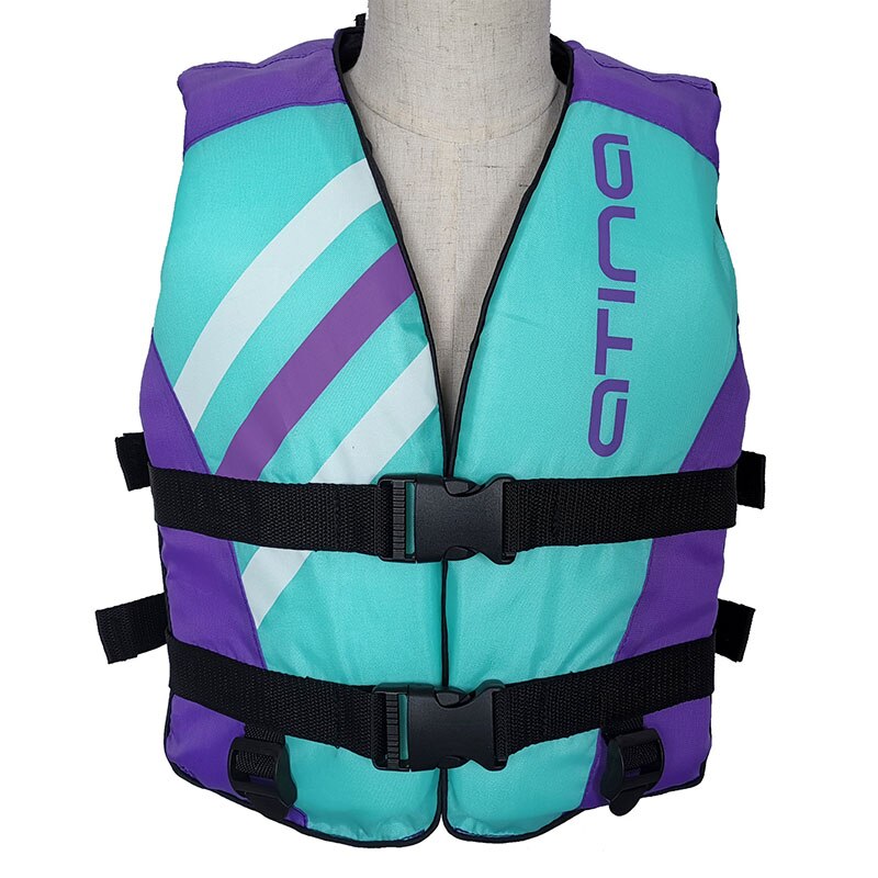 Chaleco salvavidas para niños de 7 a 10 años, salvavidas de espuma de aprendizaje, para nadar, hasta 35 KG: Blue Purple