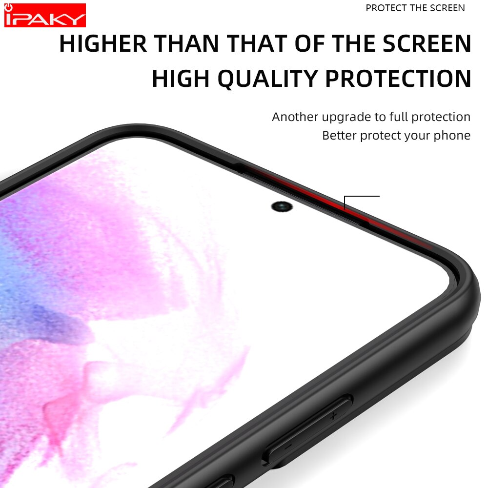 Ipaky Voor Samsung S22 Case S22 Plus Dunne Hd Transparante Tpu Acryl Hybrid Shockproof Case Voor Samsung Galaxy S22 Ultra case