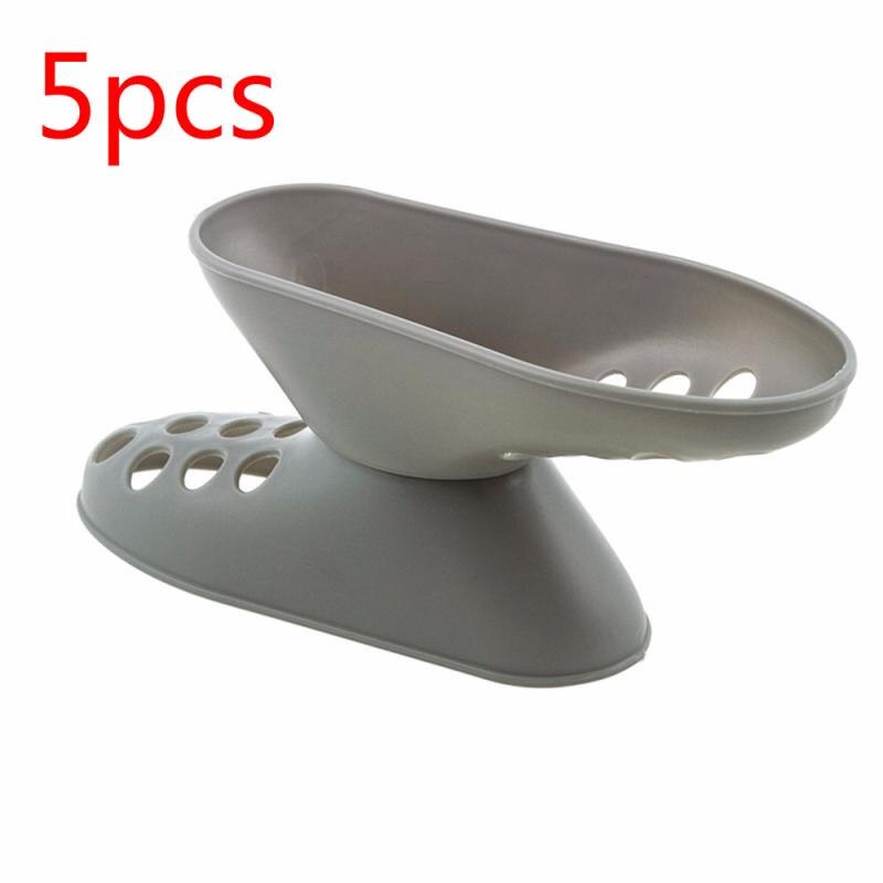 Space-saving Shoes Rack Shoe Storage Plastic Storage Stand / Organizer Rack / Stand Shelf For High Heel Shoe Shoes: 5pcs gray