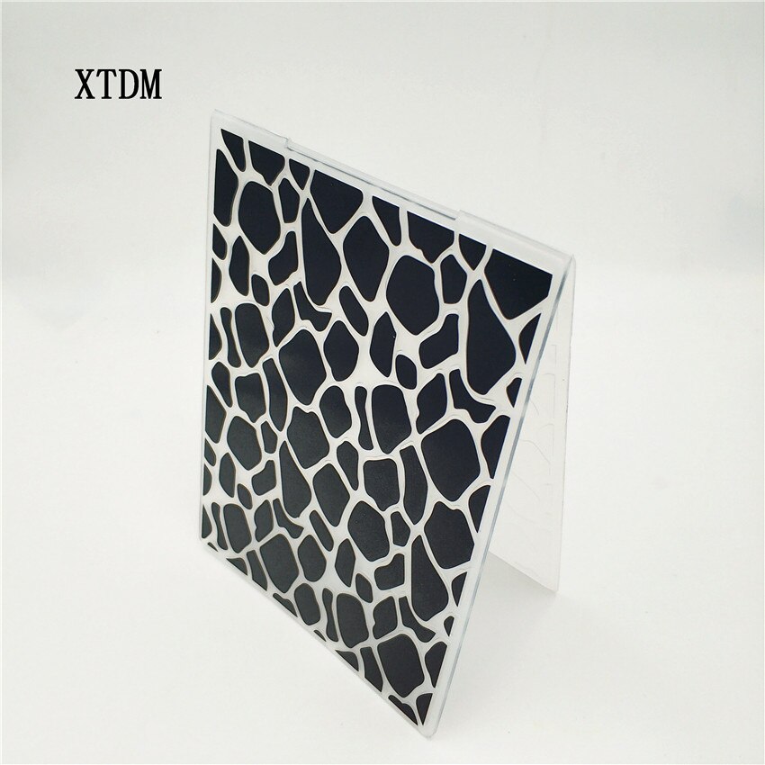 Xtdm plast rock mall hantverk kort gör papperskort album bröllop dekoration scrapbooking prägling mappar