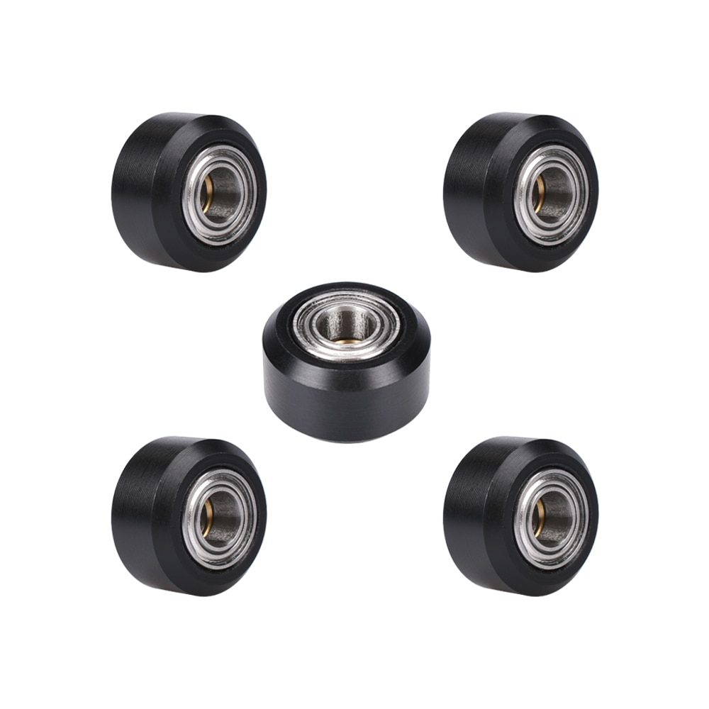 5/10PCS Openbuilds Plastic Wheel Small Models V-slot MINI CNC Bearing Delrin V-wheel Kit POM 5mm Bore Bearing V Wheel 3D Printer