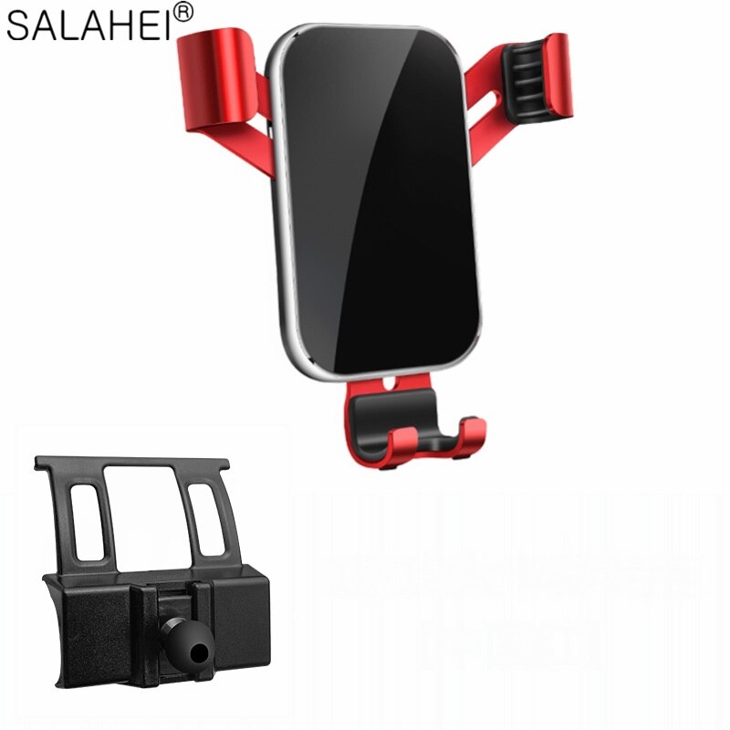 Phone Holder For Toyota RAV4 Interior Dashboard Air Vent Car Mobile Cellphone Bracket Mount GPS Stand Clip Accessories: red