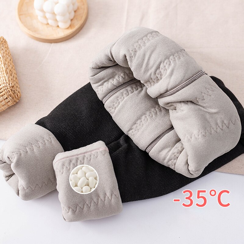 4-16Y baby girls winter Extra-thick silk dance leggings Plus velvet thickening trousers kids child High waist Keep warm pants