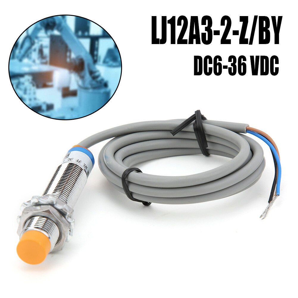 Se encuentra muy interruptor Sensor de M12 PNP NO Interruptor de Sensor de proximidad inductivo DC6-36 VDC LJ12A3-2-Z/por 12MM componentes activos sensores