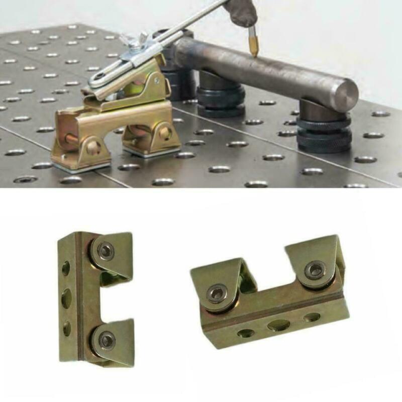V type magnetiske svejseklemmer holder i rustfrit stål seler justerbar v puder bj