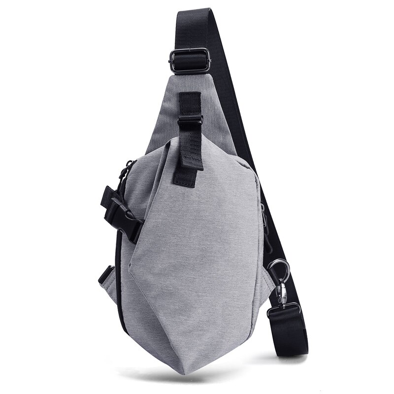 MOYYI Crossbody Tas - Anti-diefstal - Grote Capaciteit - Waterdicht Oxford - voor Mannen & Vrouwen: Grijs