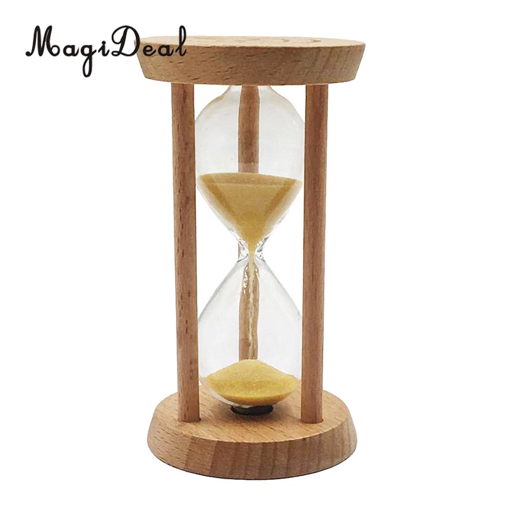 MagiDeal 10 minute Magnetic Sand Hourglass Sandglass Sand Timer Clock home Decor