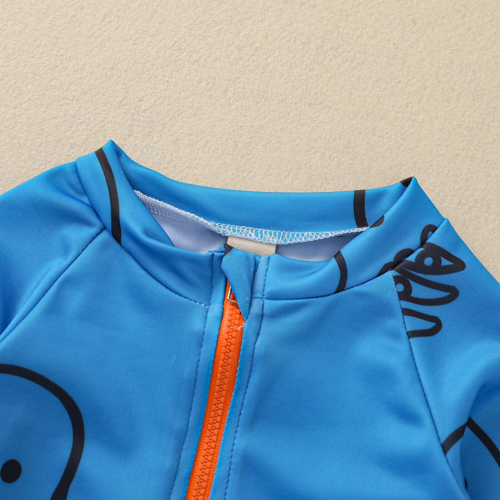 Baby Boy Badmode Een Stuk Badpak 1-6y Peuter Jongens Lange Mouwen Cartoon Swimwears Met Badmuts Kostium Kapielowy