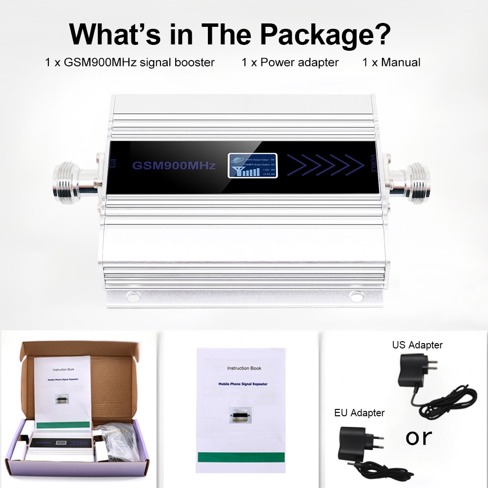 Gsm Repeater 900 Mhz 2G Repeater Lcd Display Mini GSM900MHZ Mobiele Signaal Booster Gsm 900 Mhz Repeater Mobiele Telefoon versterker