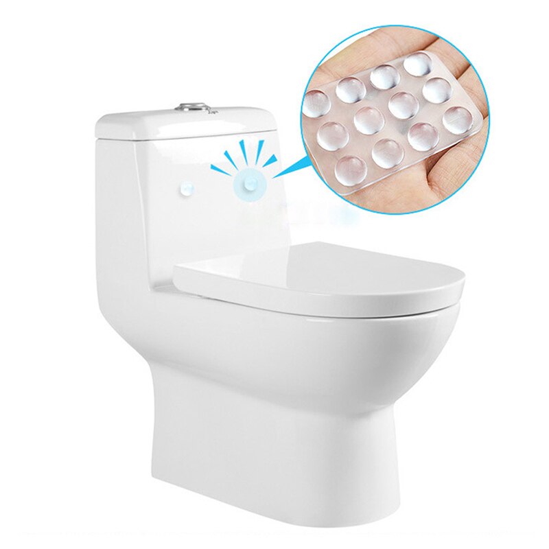 24 stks/set Transparante Siliconen Anti Slip Schokdemper Zachte Kussen Voor Closestool Meubels Accessoires