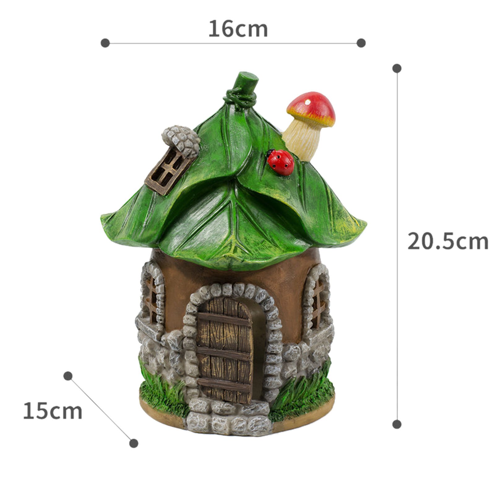 Home Courtyard Garden Statues Decoration Solar House Balcony Decoration Sculptures Ornaments Home Festivals
