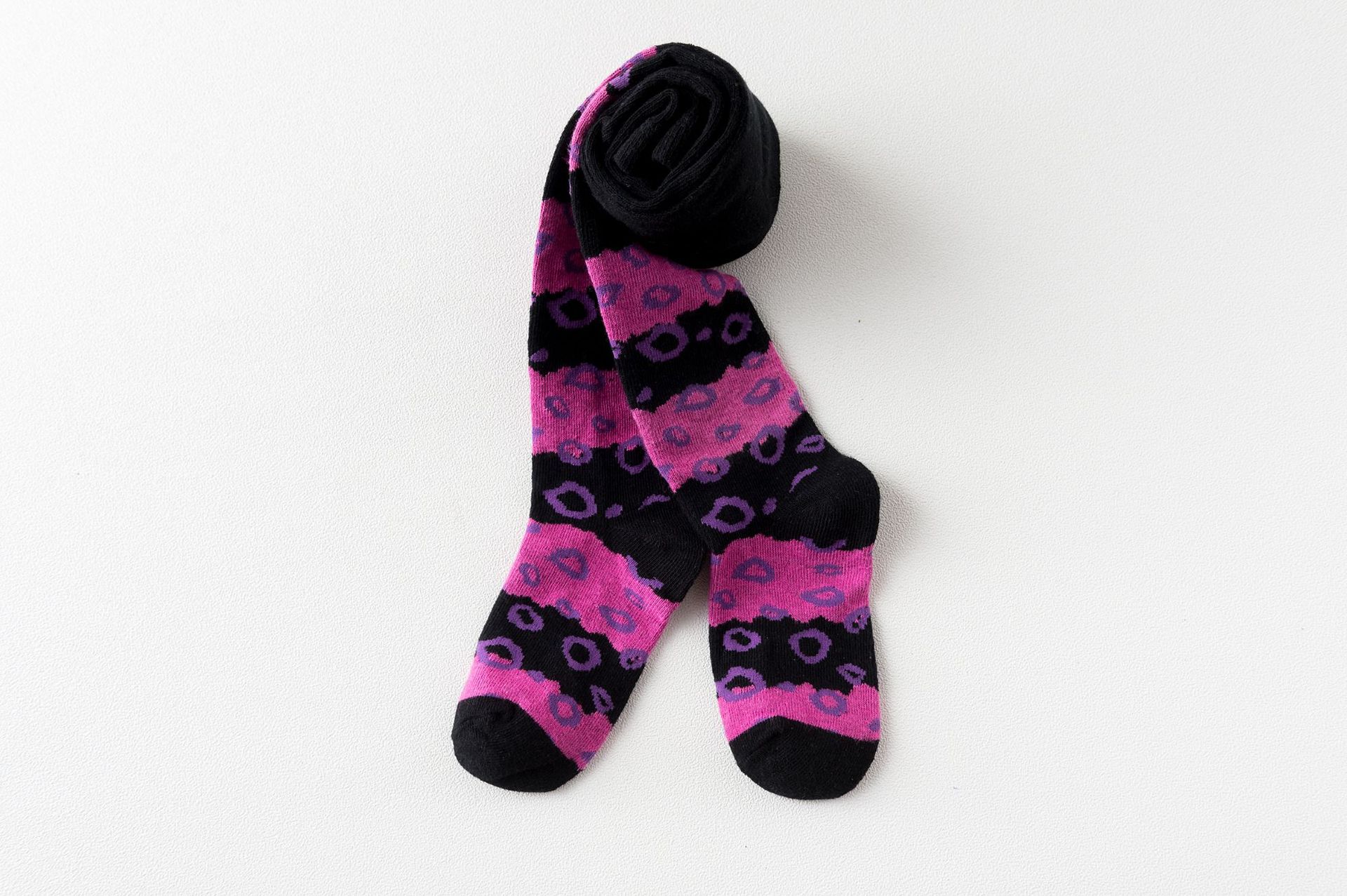 YWHUANSEN Children's Tights Rhombus Pattern Stockings For Girls Boy Cotton Pantyhose Kids Patterned Collant Enfant: 4 / 10 to 14Yrs