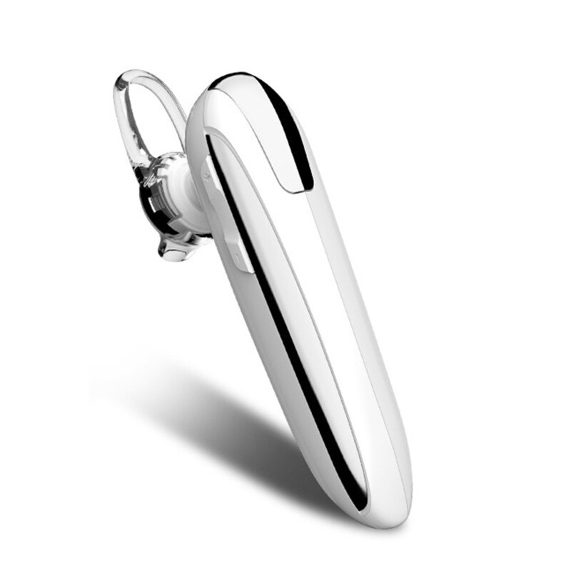 Einzelohr-stereo-kopfhörer mit hängendem ohr, stereo- 3d- sound-headset mit langer akkulaufzeit: Weiß