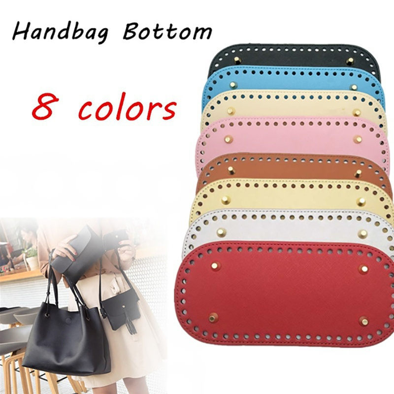 8 colors Handmade Oval Long Bottom webbing for crochet bags Rectangle Round Bottom Diy Crochet Bag Bottom Long For Knitted Bag