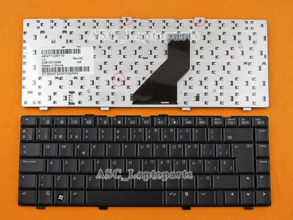 Teclado español SP para portátil HP Pavilion DV6000 DV6100 DV6200 DV6500 DV6700 en negro