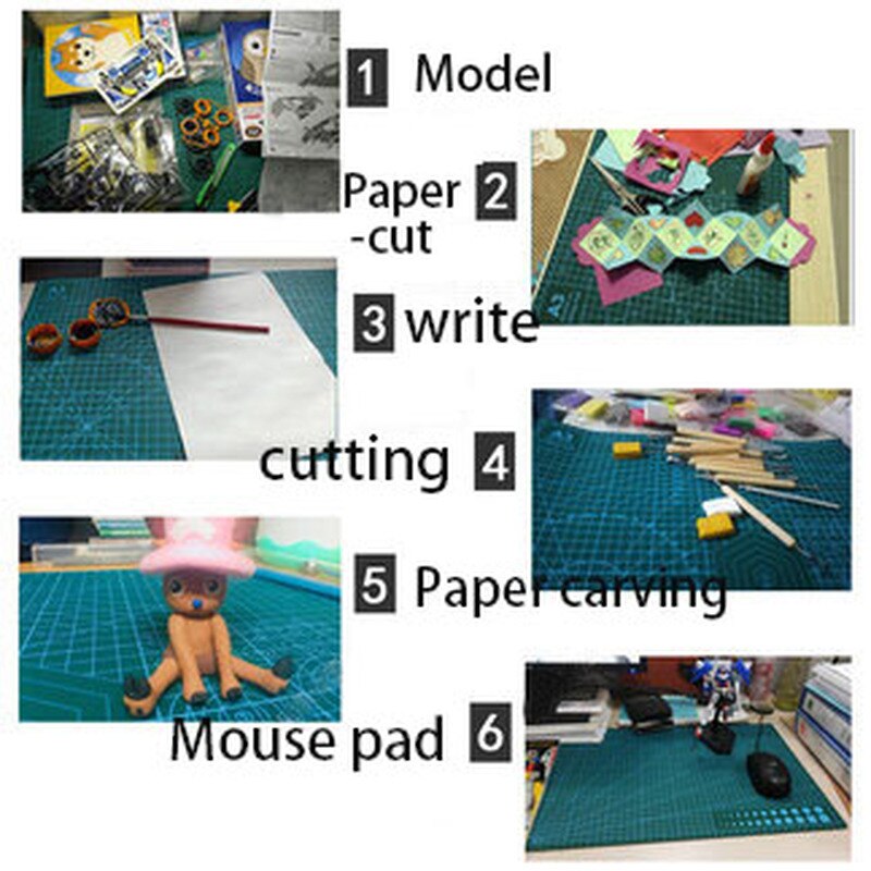 A3 tappetino da taglio in Pvc tappetino da taglio patchwork pad A3 strumenti patchwork strumento manuale fai-da-te tagliere autorigenerante a doppia faccia