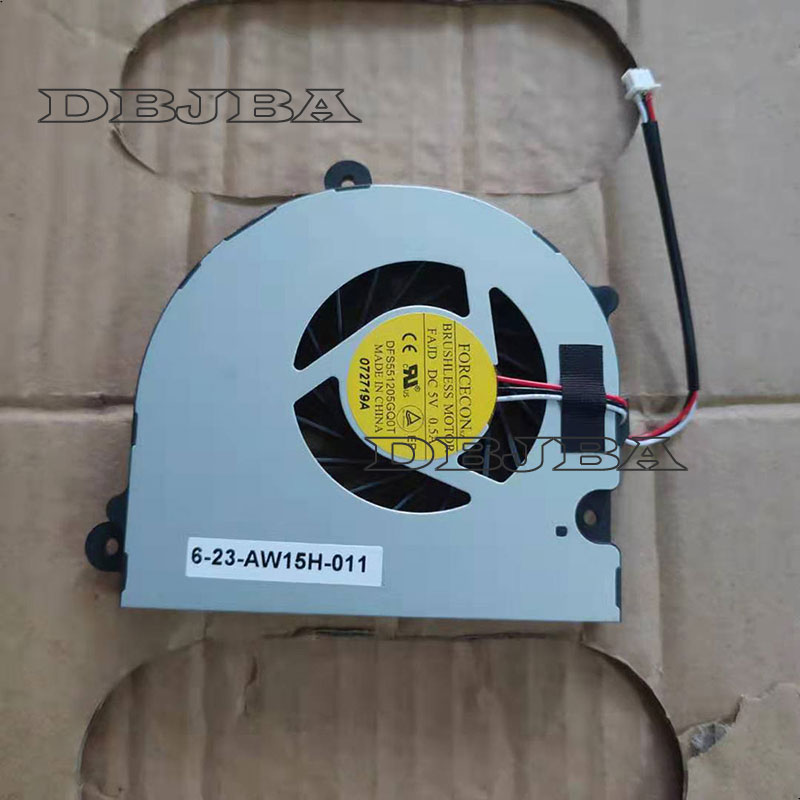 CPU Cooling Fan (3-PIN) For FORCECON DFS551205GQ0T FAJD 6-23-AW15H-010