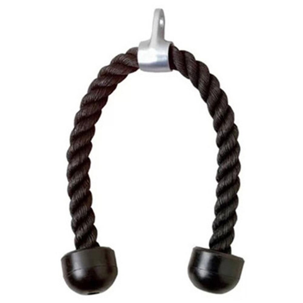 Tricep tau Fitness tau enhet hjemme treningsstudio svart nylon magemuskler redusere vekt trening tau utendørs bevegelse