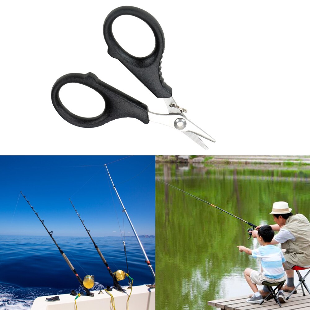 Stainless Steel Braid Line Lure Cutter Fishing Scissors Pliers Hook Remover Tackle Tool Fish Use Pincers Fishing Pliers Tools