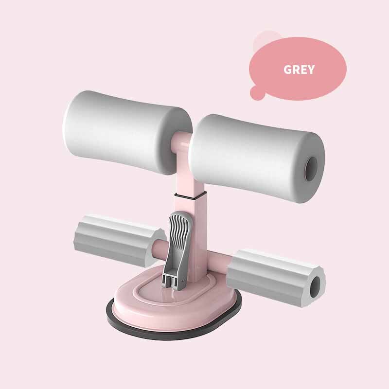 Double Poles Sit Up Aids Indoor Fitness Equipment Supine Abdominal Apparatus for Students Bodybuilding Slim Figure Gym Equipment: Gray