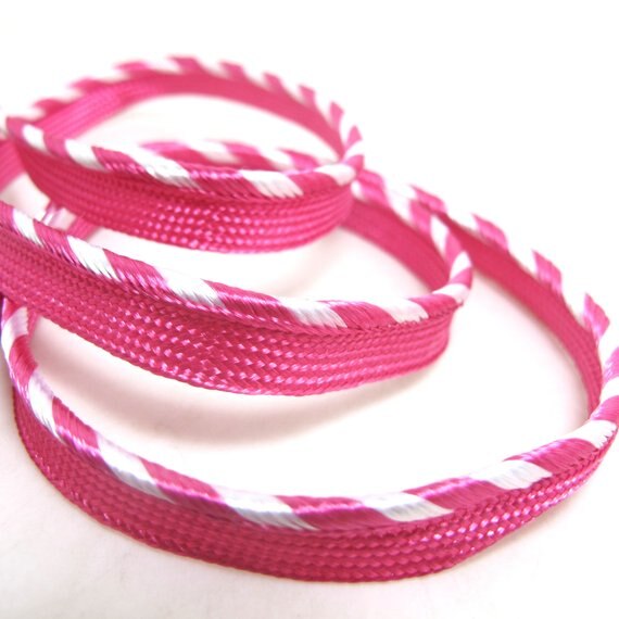 5 Yards 3/8 Inch Fuchsia Piping Lip Cord Trim|Pillow Cushion Trim|Upholstery Edging Trim Sewing Supplies
