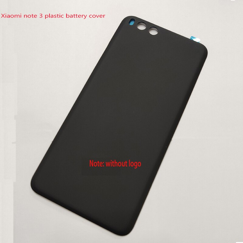 Plastic Back Cover Behuizing Voor Xiaomi Mi Note 3 Batterij Cover Deur Vervanging Reparatie Onderdelen 3M Lijm Voor mi Note3: Plastic frosted back