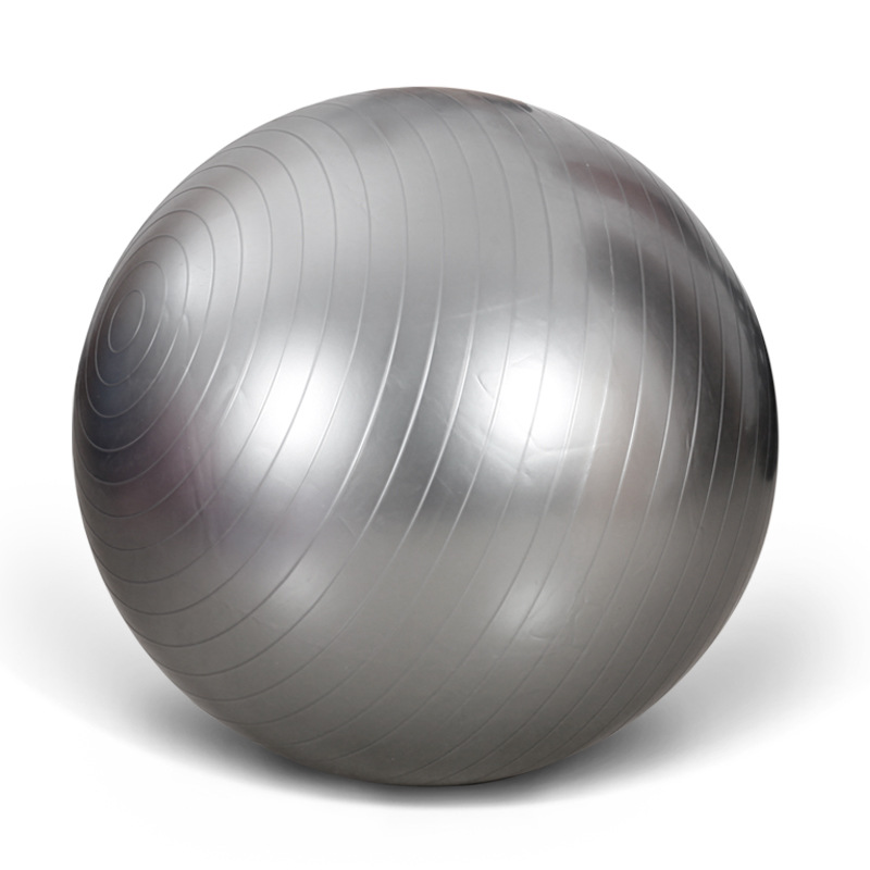 Yoga Exercise Ball Pilates Fitness Gym Balance Fit ball Anti Burst Slip Resistant Balance Ball for Workout Fitness: Gray