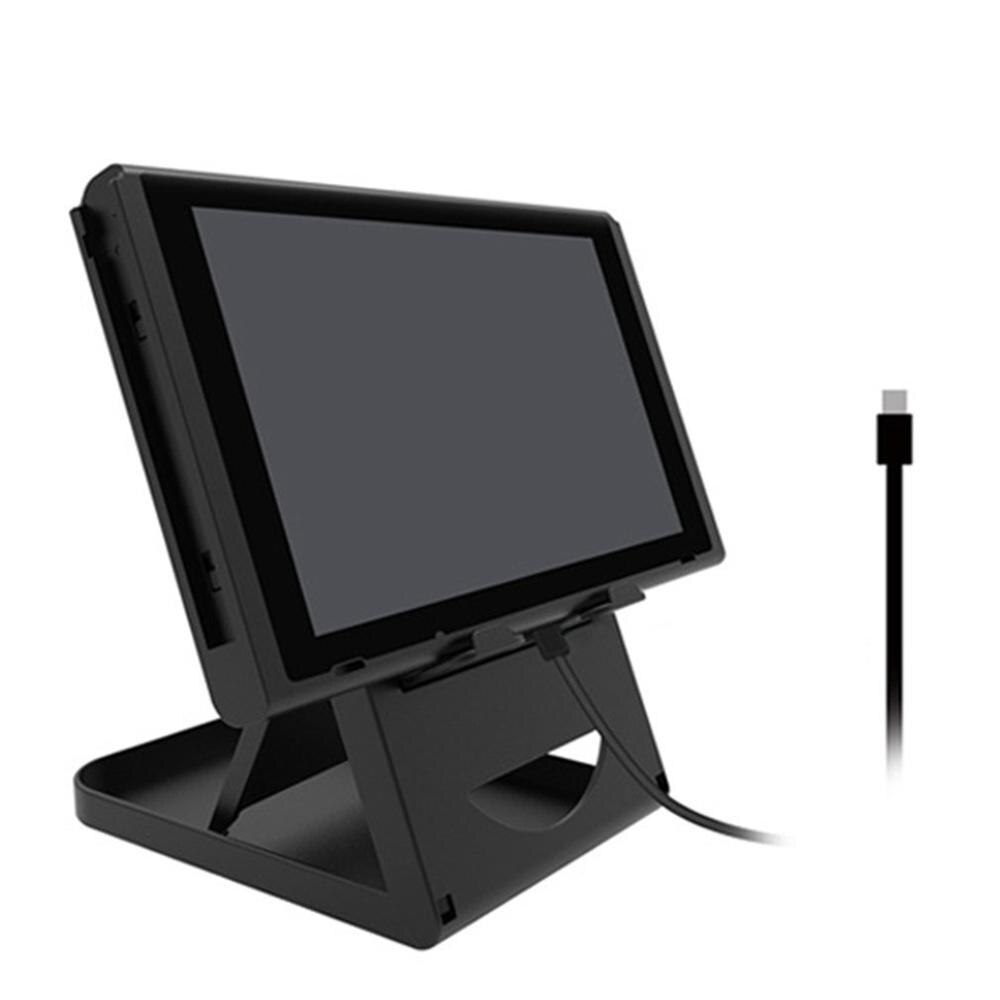 Foldable Game Console Stand Adjustable Portable Bracket Holder Special for Nintend Switch Console TNS-1788