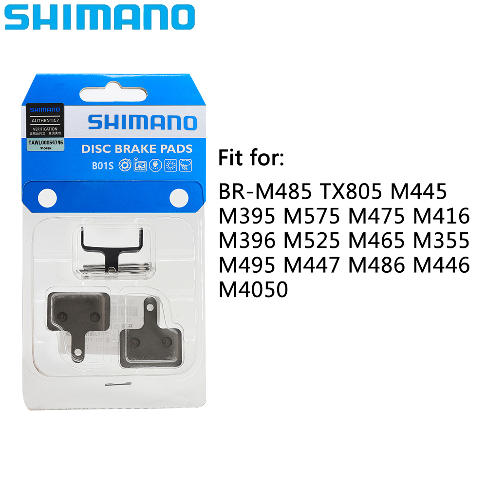 Pastillas de freno SHIMANO B01S G01S J02A J04C, pastillas de freno de disco de resina para MTB MT200 / M315 Br-M485 M445 M446 M447 M395 M355 M575 M475