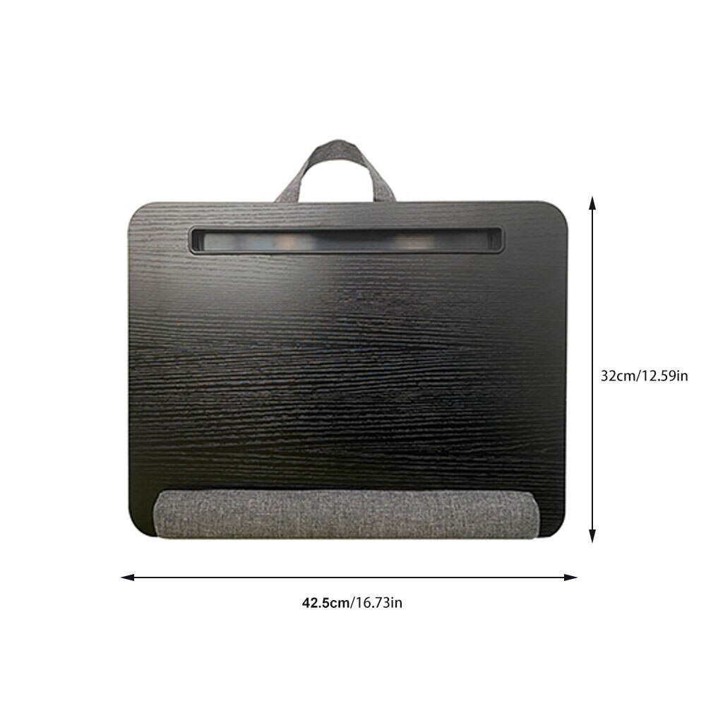 Laptop Desk Stand Portable Wooden Ergonomic Lapdesk For Bed Sofa PC Notebook Table Desk Stand Suitable For 16-inch Notebooks: Default Title