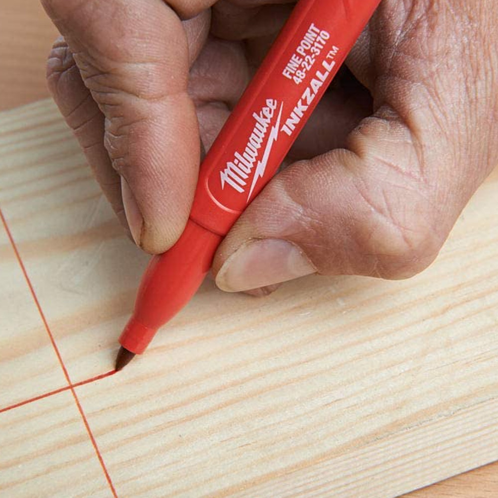 Milwaukee t48223106 inkzall resistente™Marcador caneta conjunto ponta fina 1mm