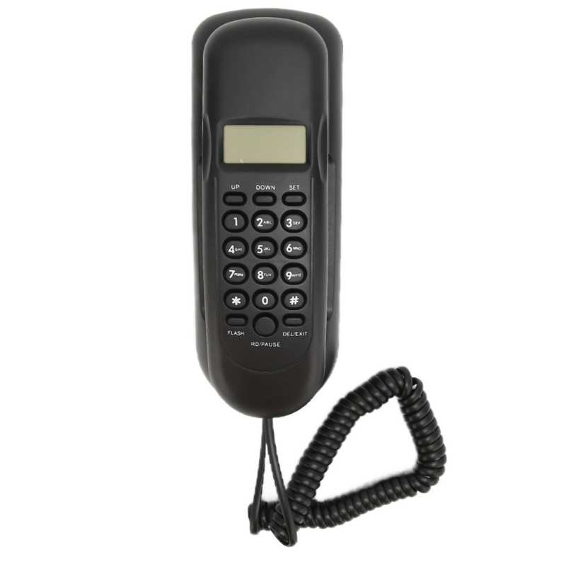 Home Landline Phone Wall Mounted Telephone Corded Fixed Phones with Caller ID Display for Home Office Business Hotel