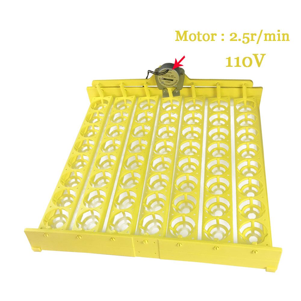 Multifunções 56 bandeja de ovo plástico automático turn egg com motor para YZ8-48 YZ-96A mini chocadeira incubadora peças reposição acessório: 110V
