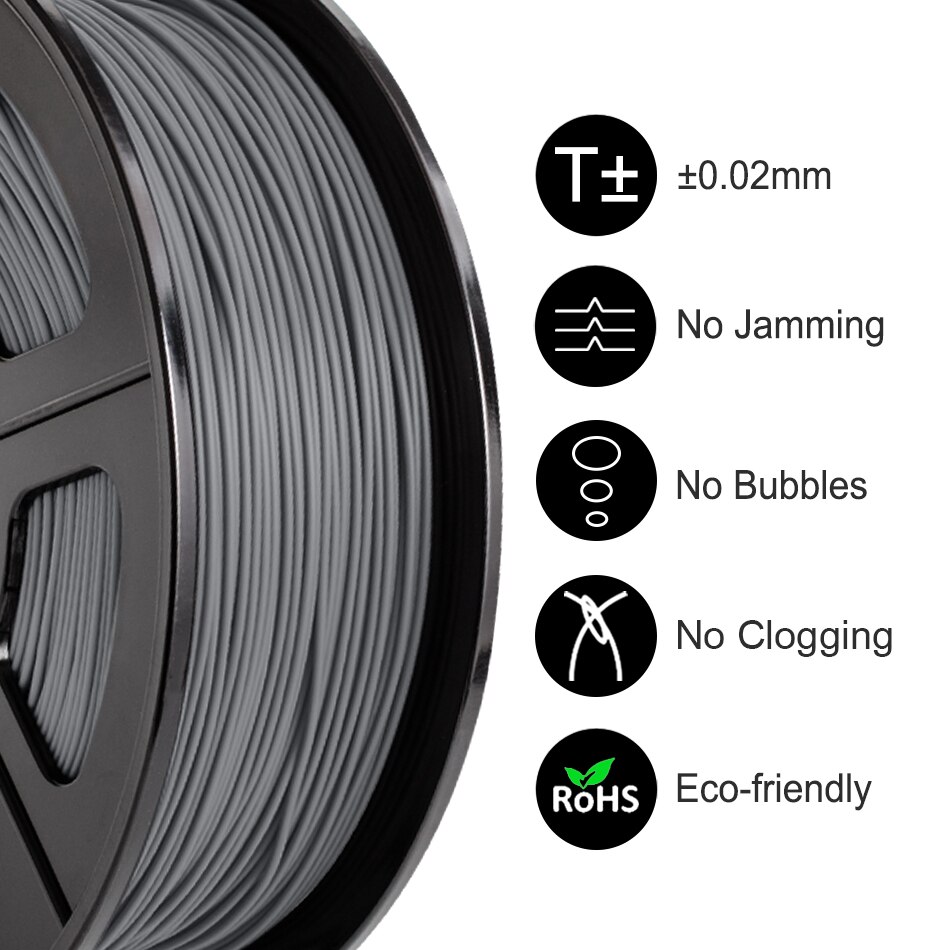 EnotepadPLA 3D Printer filament 1.75MM 1kg/2.2lbs Tolerance +-0.02MM 3D Printer Filament for Plastic eco-friendly low shrinkage