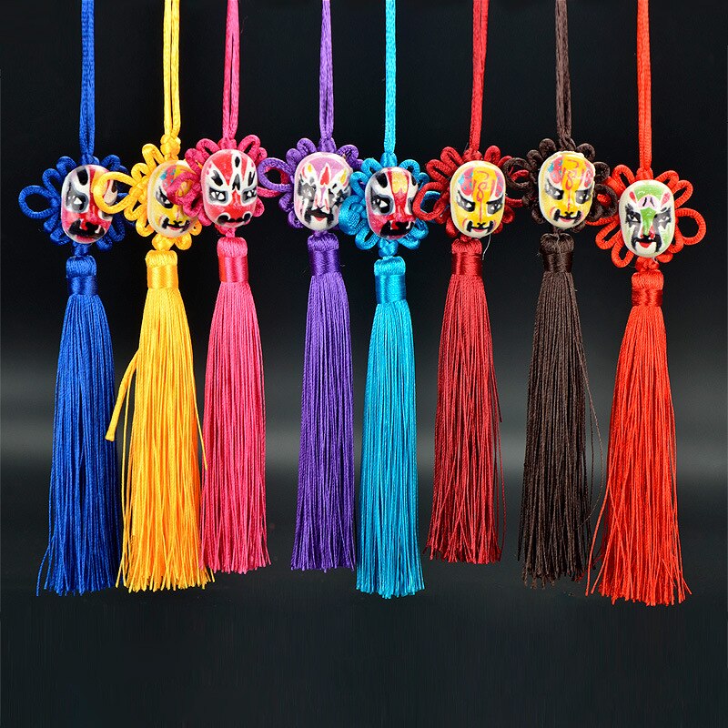 2 stuks facebook chinese knopen kwastjes diy sieraden gordijn kleding decoratieve accessoires autosleutels tas hanger knutsel kwastjes